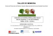 Ver imagen de TALLER DE MEMORIA - Pinilla del Valle